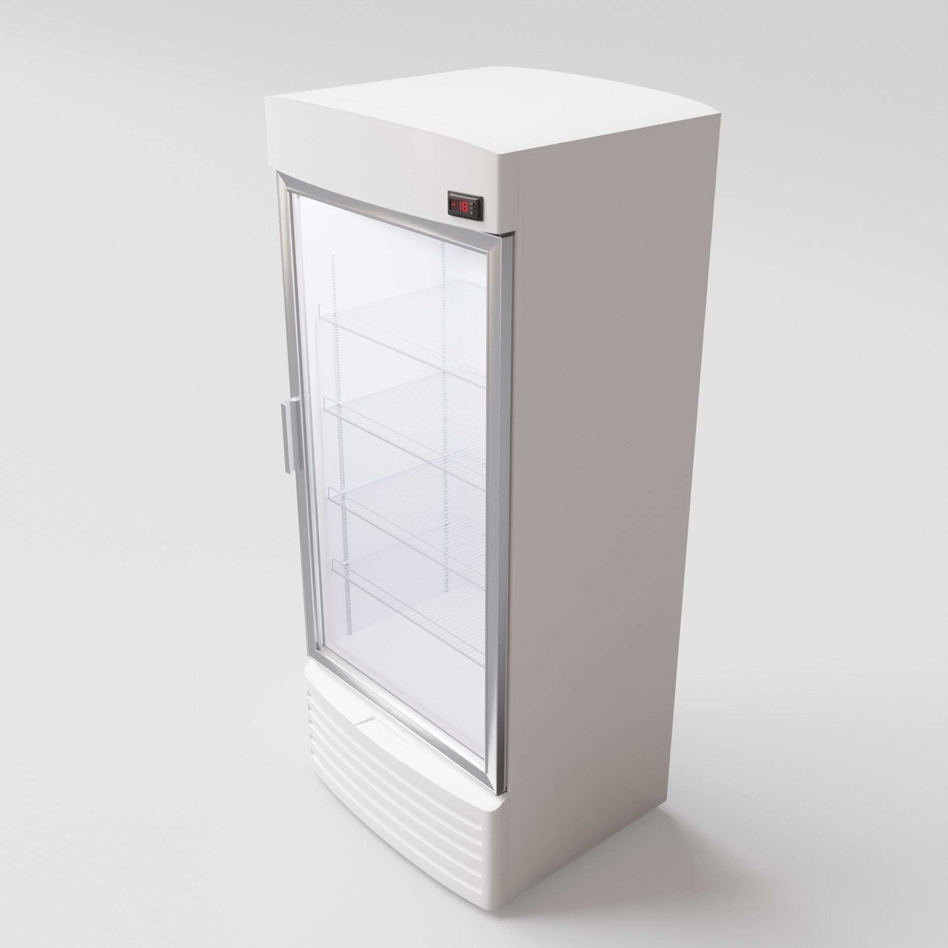 Vertical Fridge 002 3D model_8