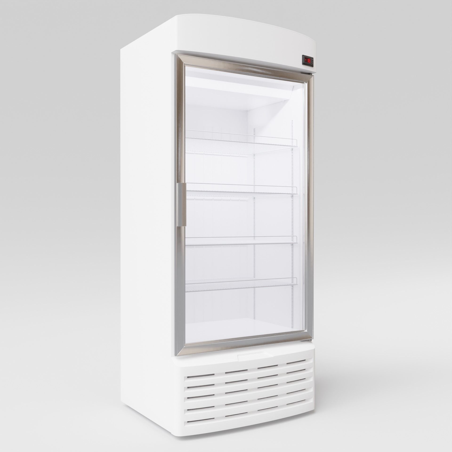 Vertical Fridge 002 3D model_7