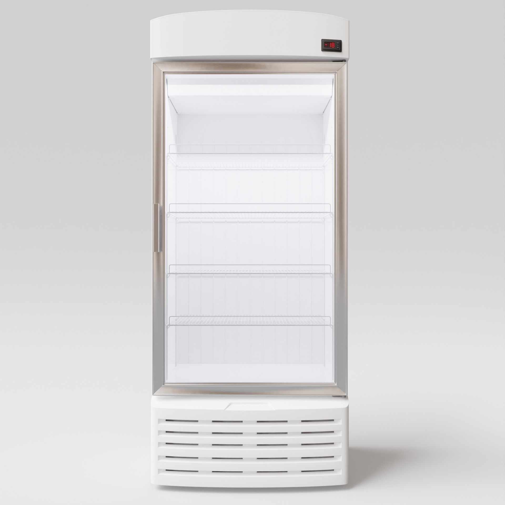 Vertical Fridge 002 3D model_2
