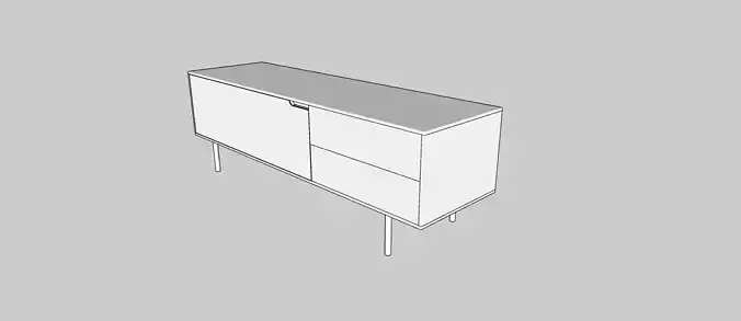 TV Unit Lowboard Boston