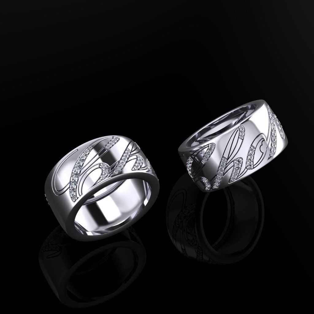 Chopard Ring 3D print model_2