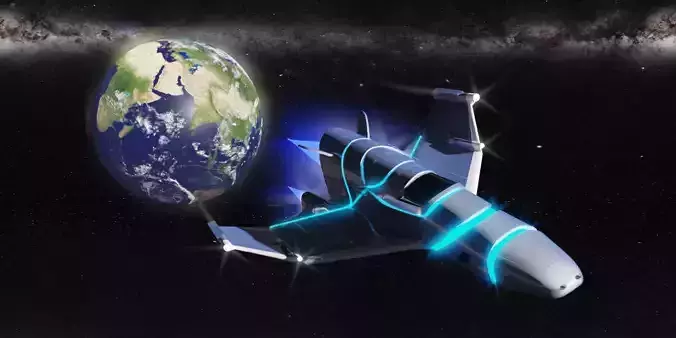 Spaceship Free 3D model