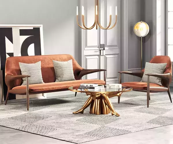 Modern Luxury Living Room Interior 291