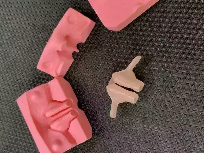 Nasal stent mold 3D print model