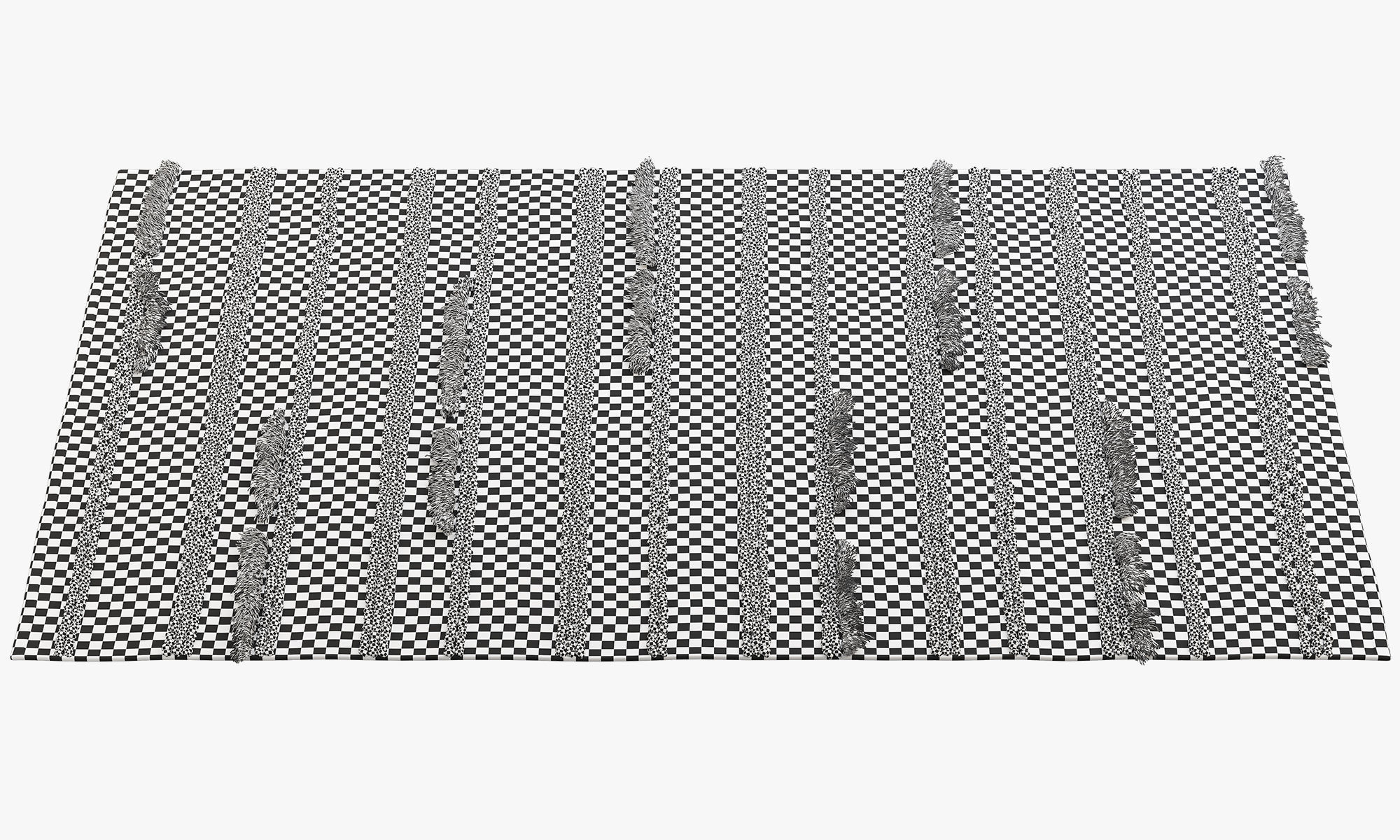 nuLOOM Solid Chevron Stripes Area Rug 3D model_13