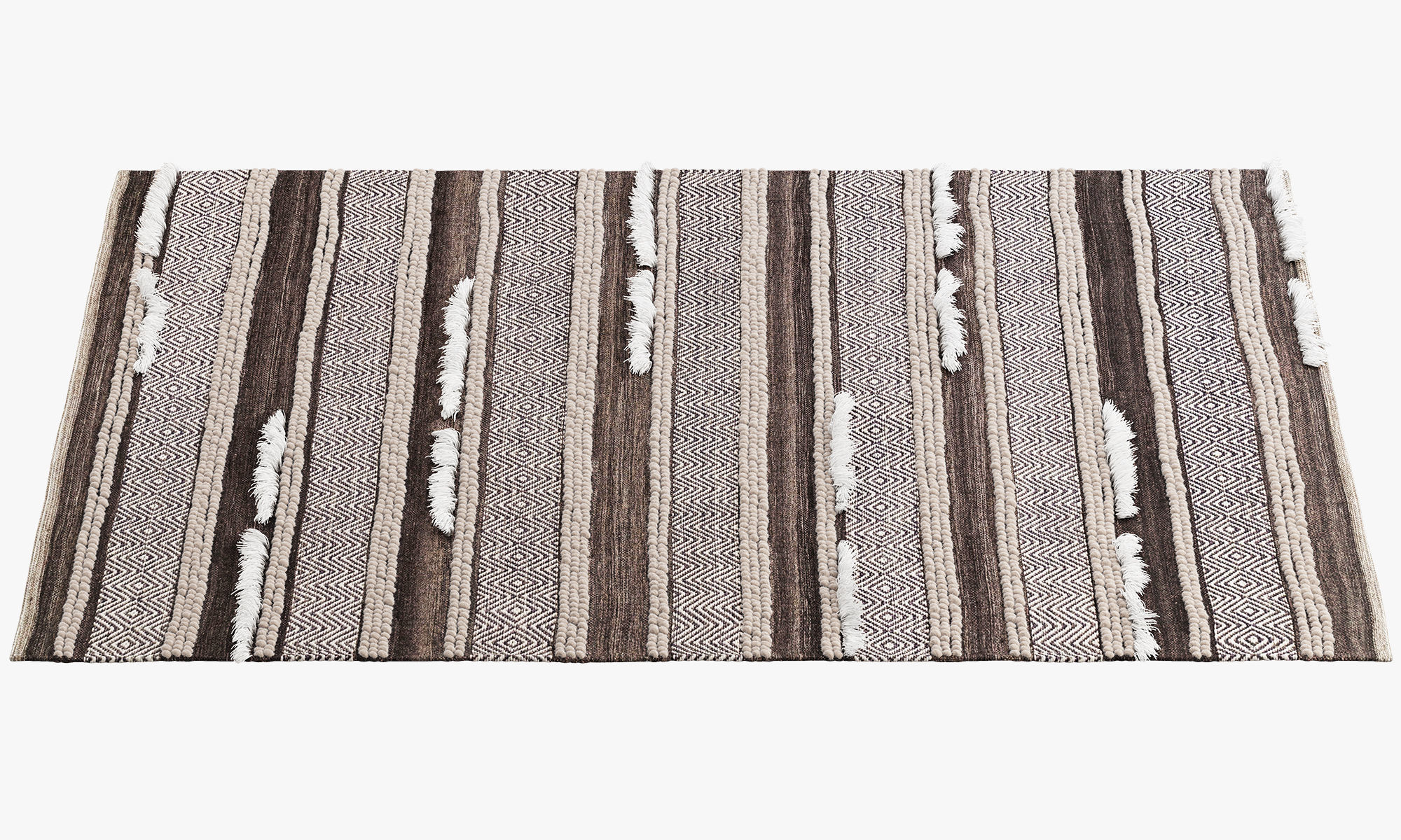 nuLOOM Solid Chevron Stripes Area Rug 3D model_3