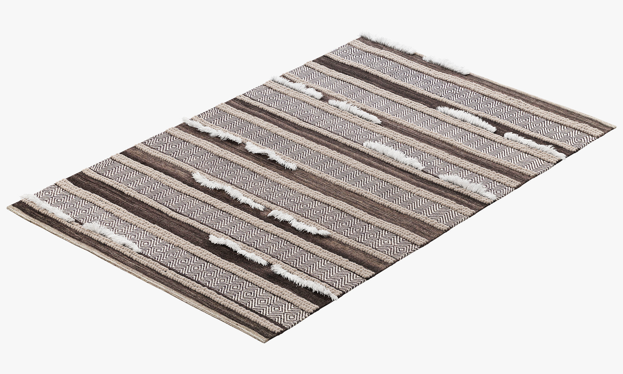 nuLOOM Solid Chevron Stripes Area Rug 3D model_6