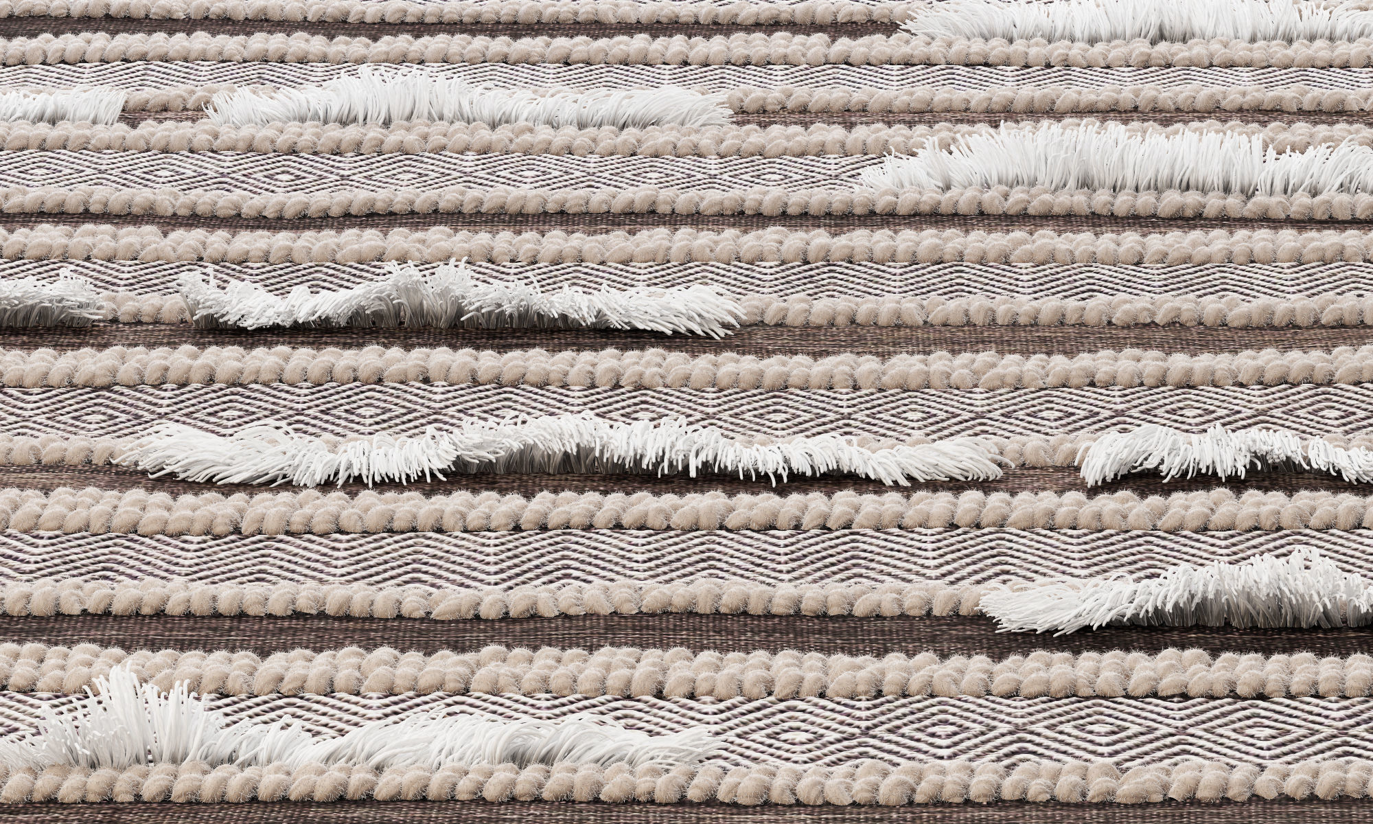nuLOOM Solid Chevron Stripes Area Rug 3D model_7
