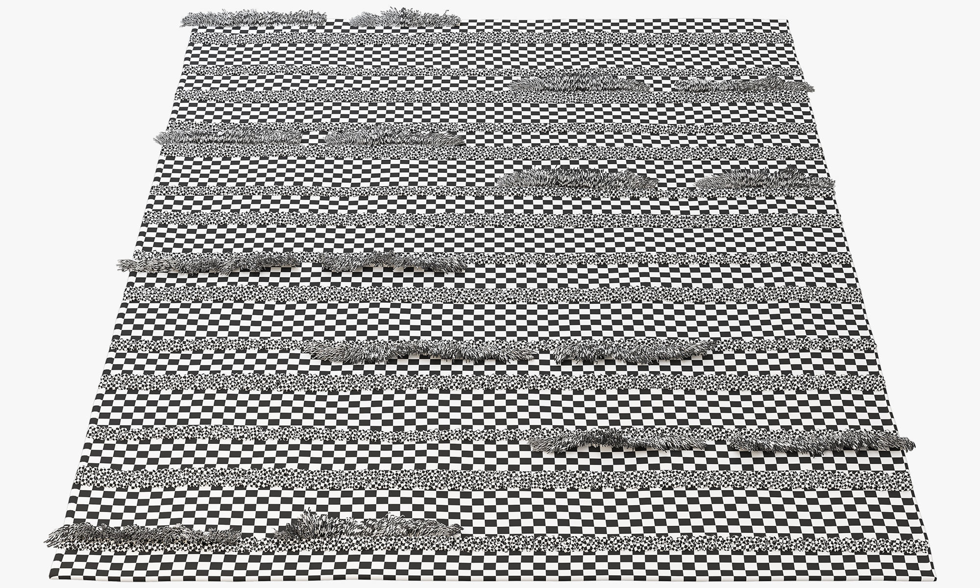 nuLOOM Solid Chevron Stripes Area Rug 3D model_16