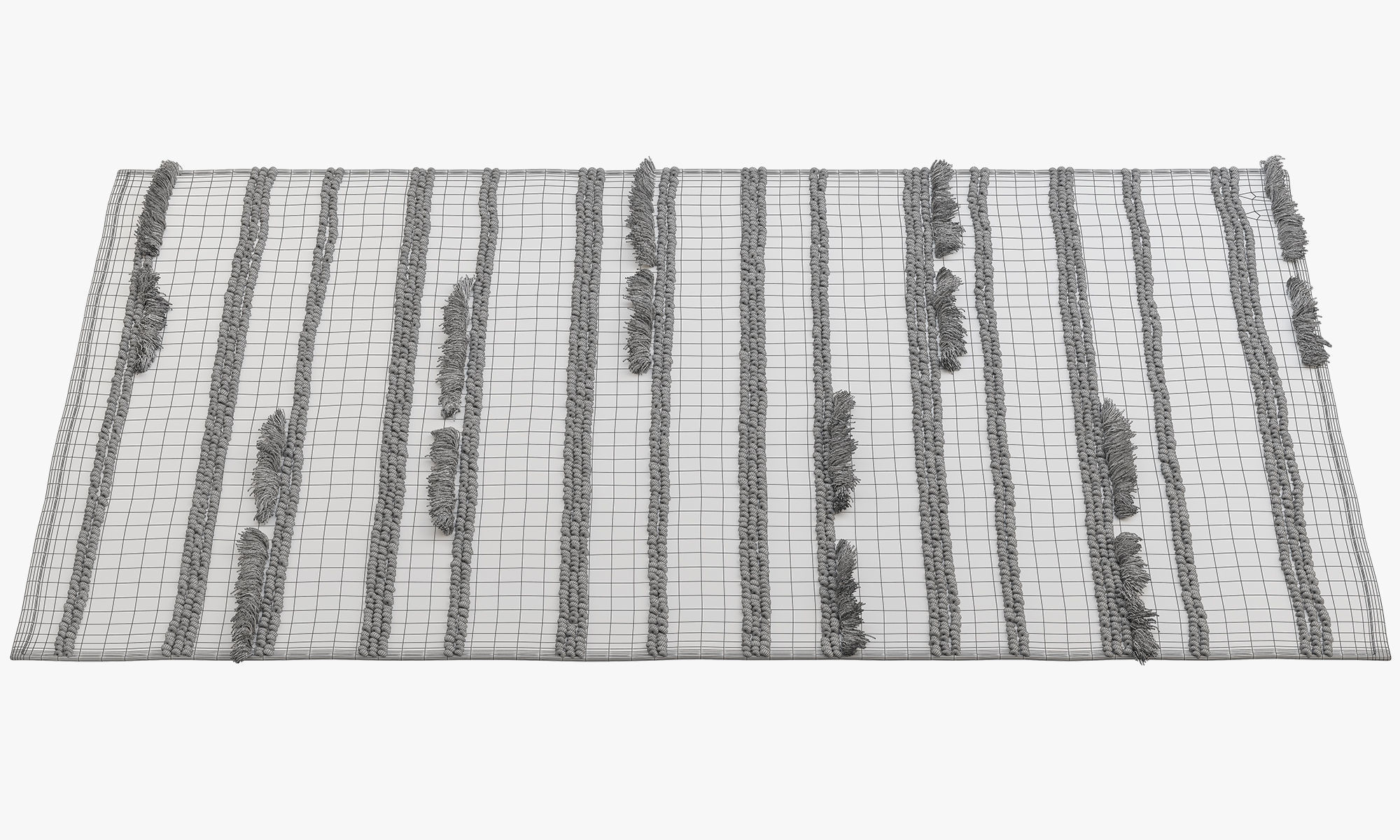 nuLOOM Solid Chevron Stripes Area Rug 3D model_12