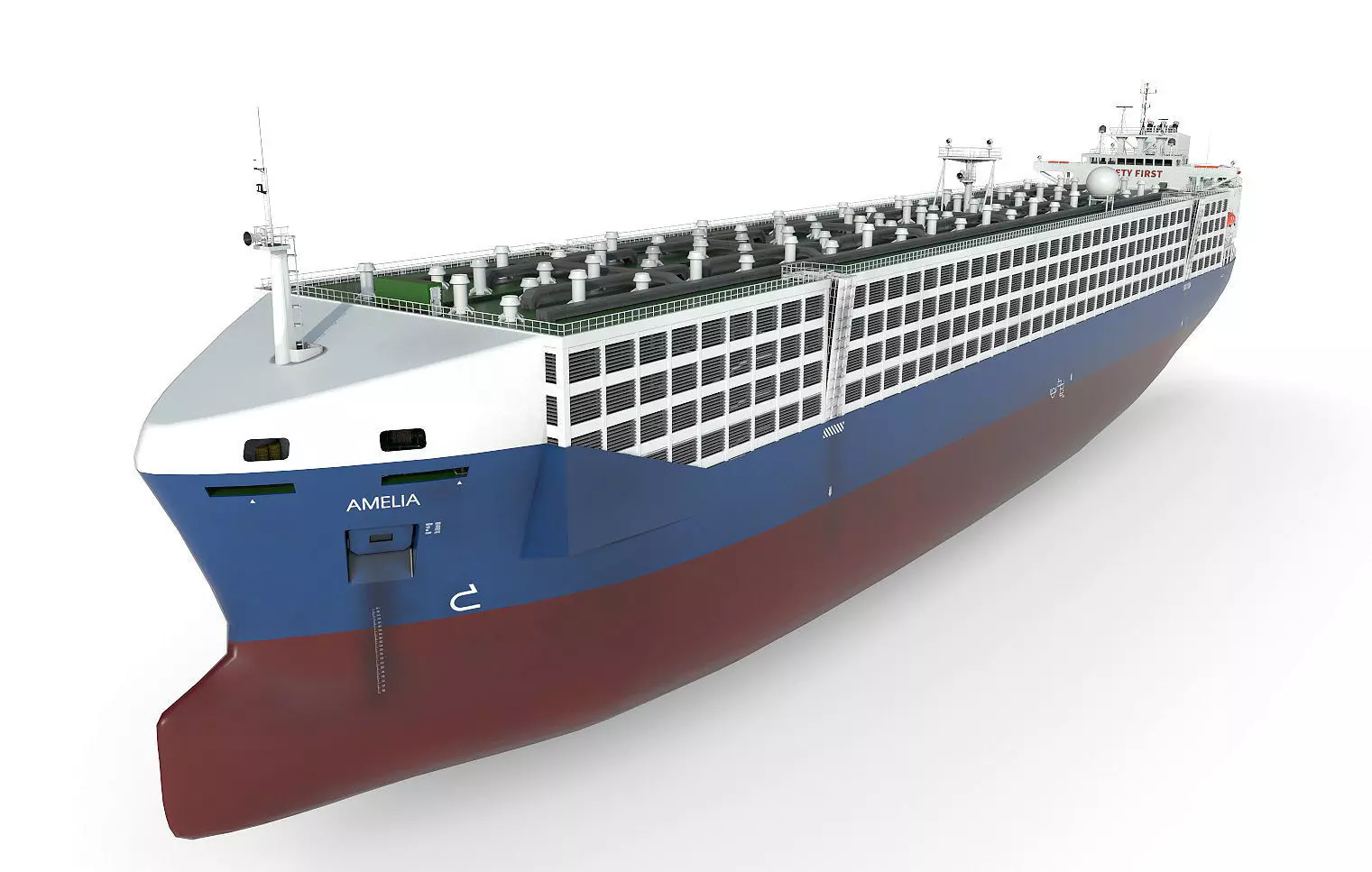 Livestock Carrier 02 3D model_0