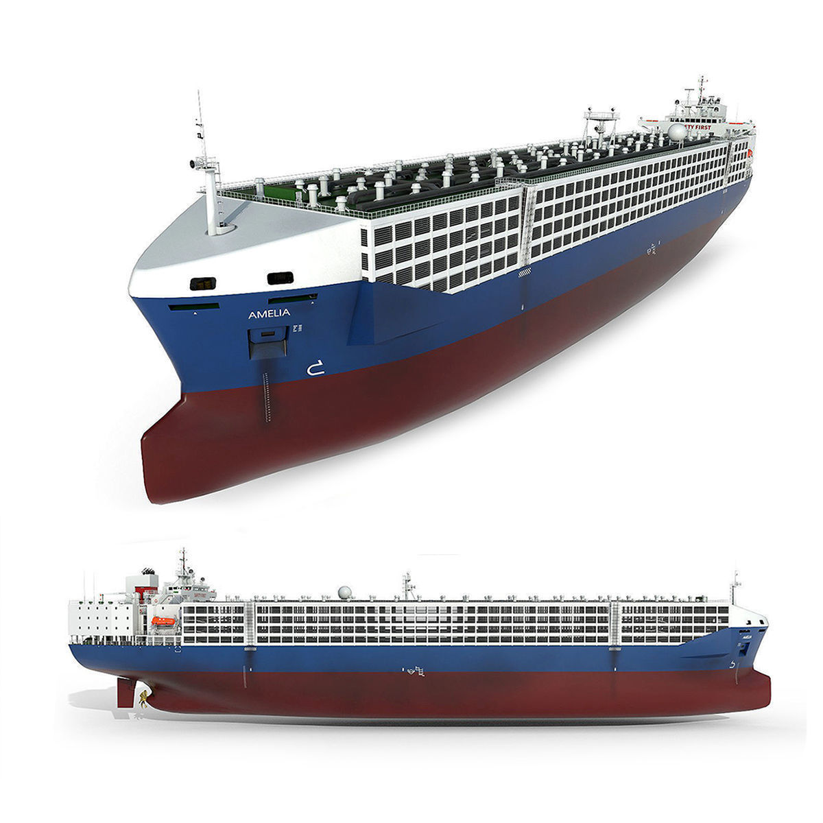 Livestock Carrier 02 3D model_10