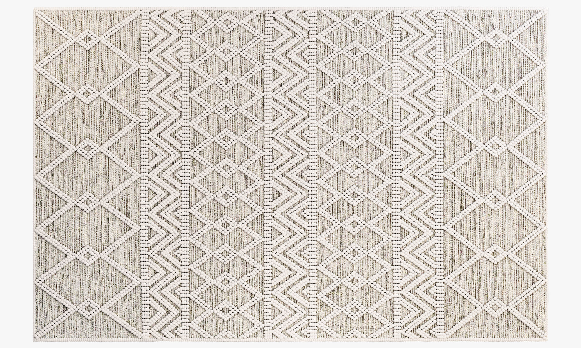 The Curated Nomad Bradrick Trellis Wool Area Rug 3D model_11