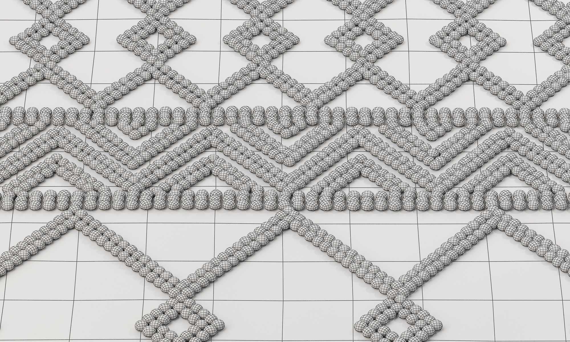 The Curated Nomad Bradrick Trellis Wool Area Rug 3D model_12