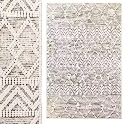 The Curated Nomad Bradrick Trellis Wool Area Rug