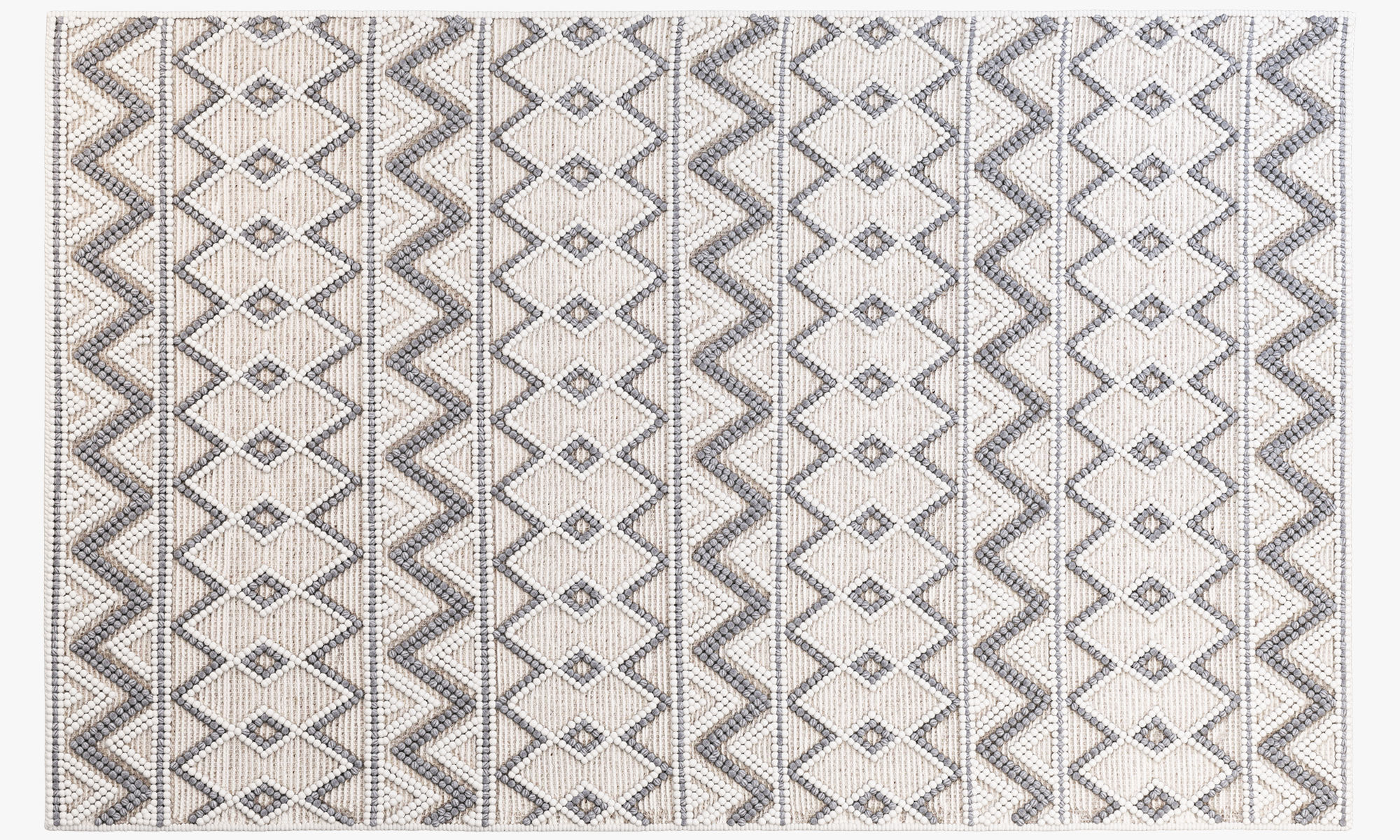 Pirlo Boho Farmhouse Wool Area Rug 3D model_9