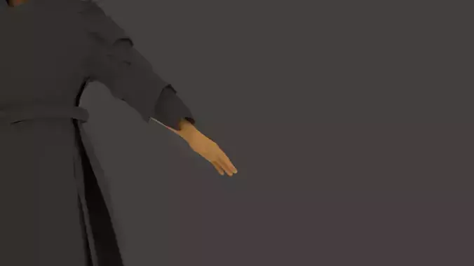 Wizardcharacter man in robe