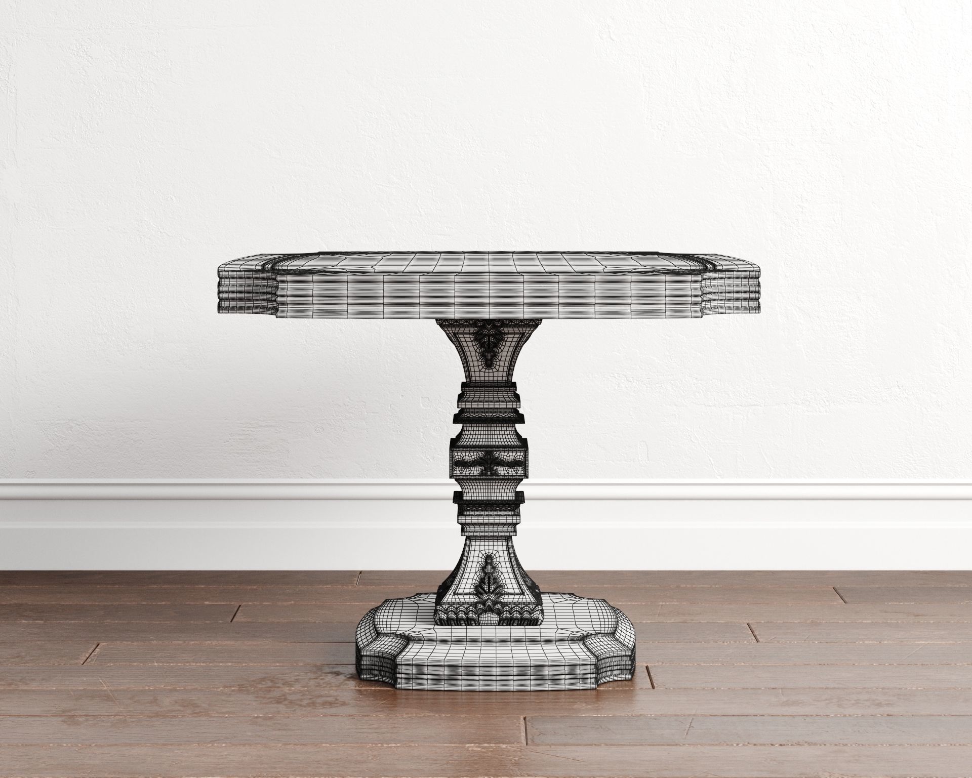 Calenas Art Deco Koltuk Takimi Display Table 3D model_2