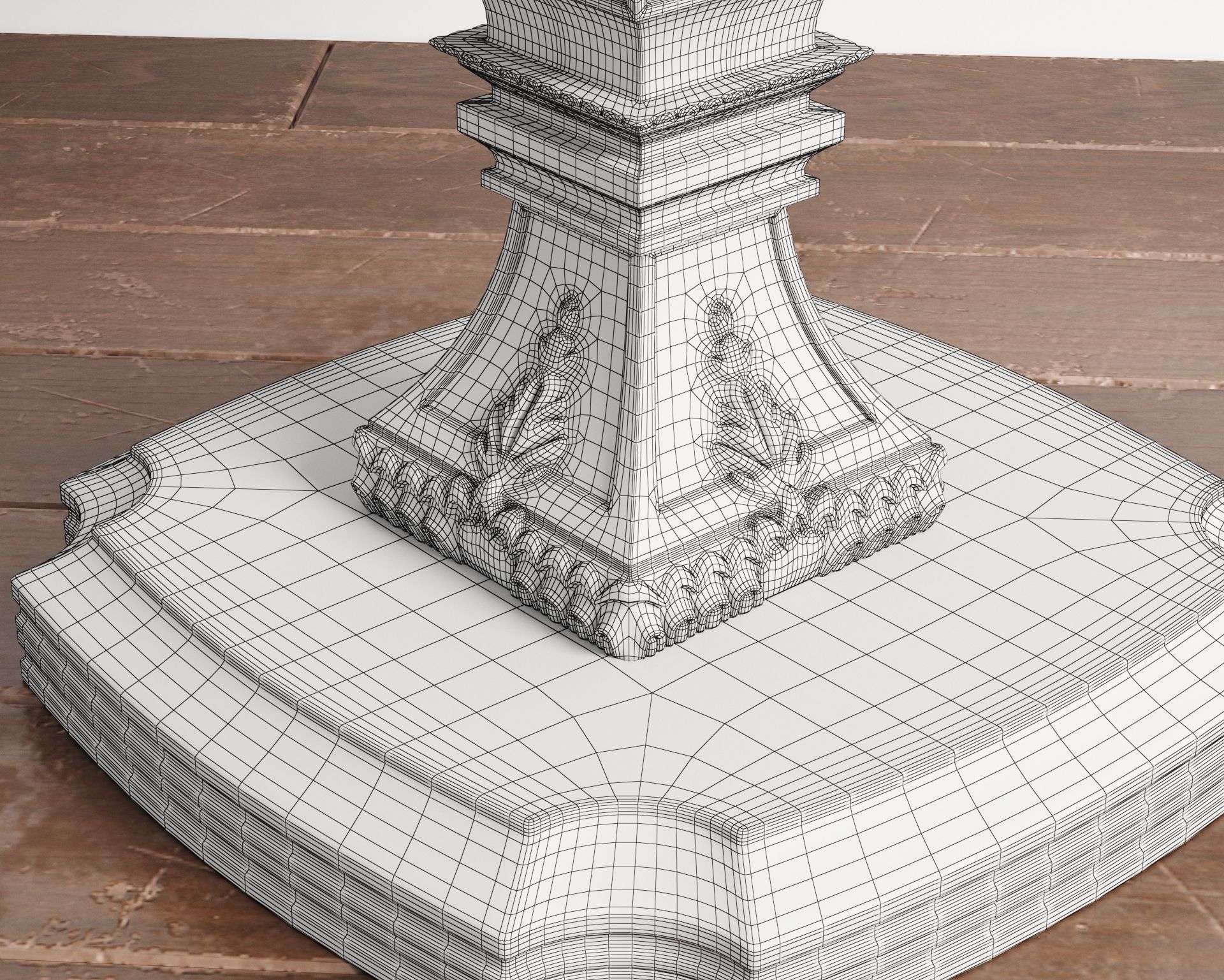 Calenas Art Deco Koltuk Takimi Display Table 3D model_11