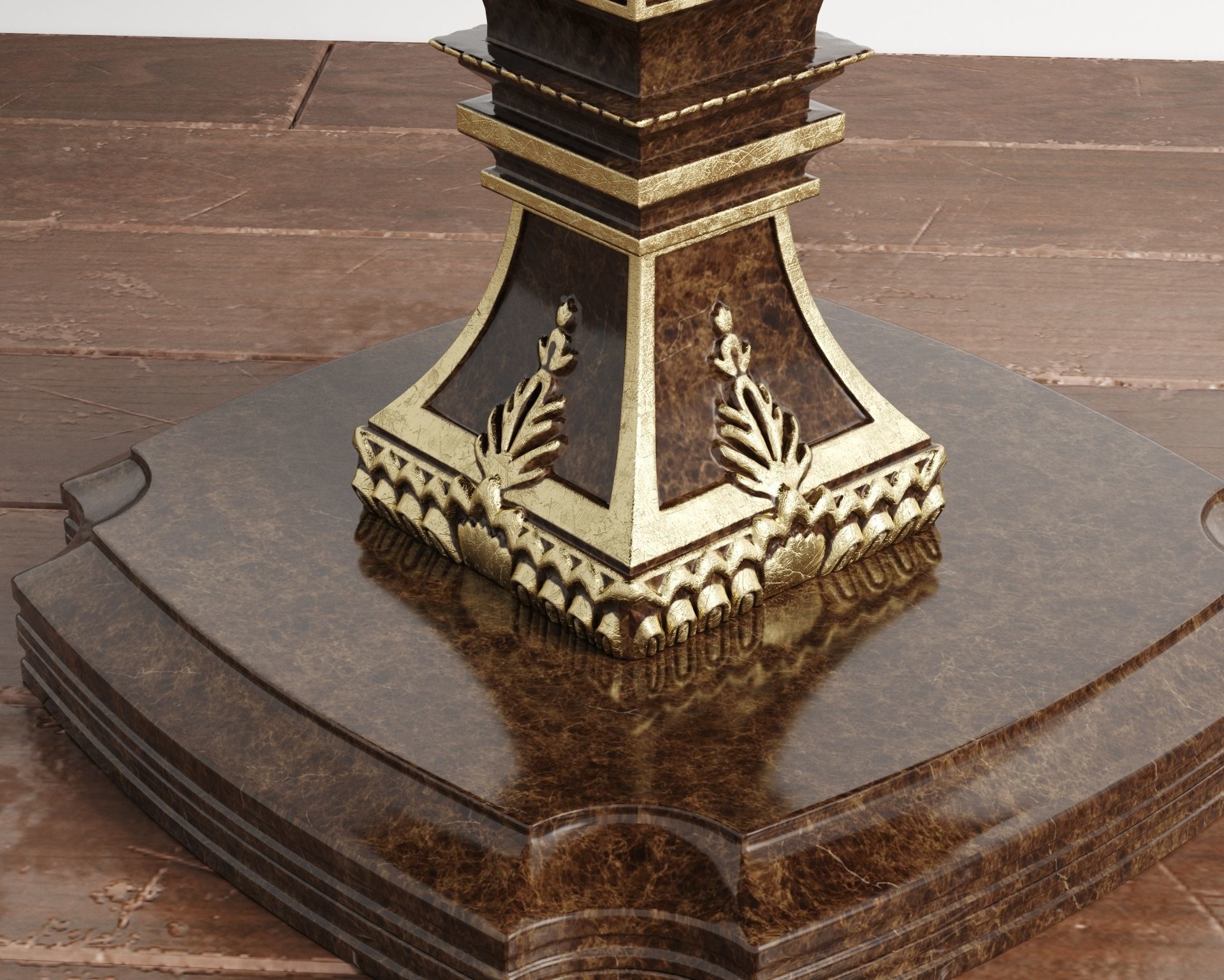 Calenas Art Deco Koltuk Takimi Display Table 3D model_10