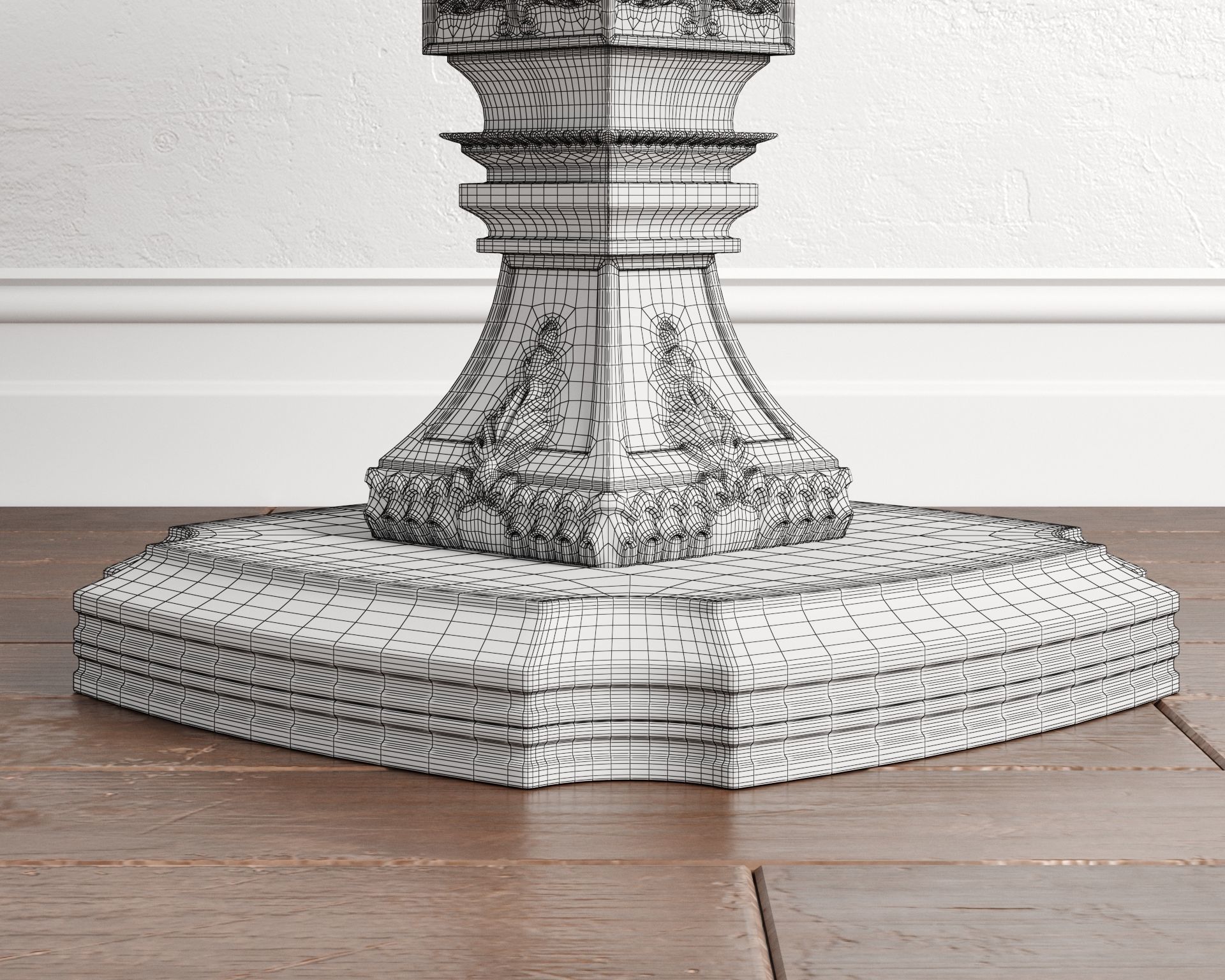 Calenas Art Deco Koltuk Takimi Display Table 3D model_7