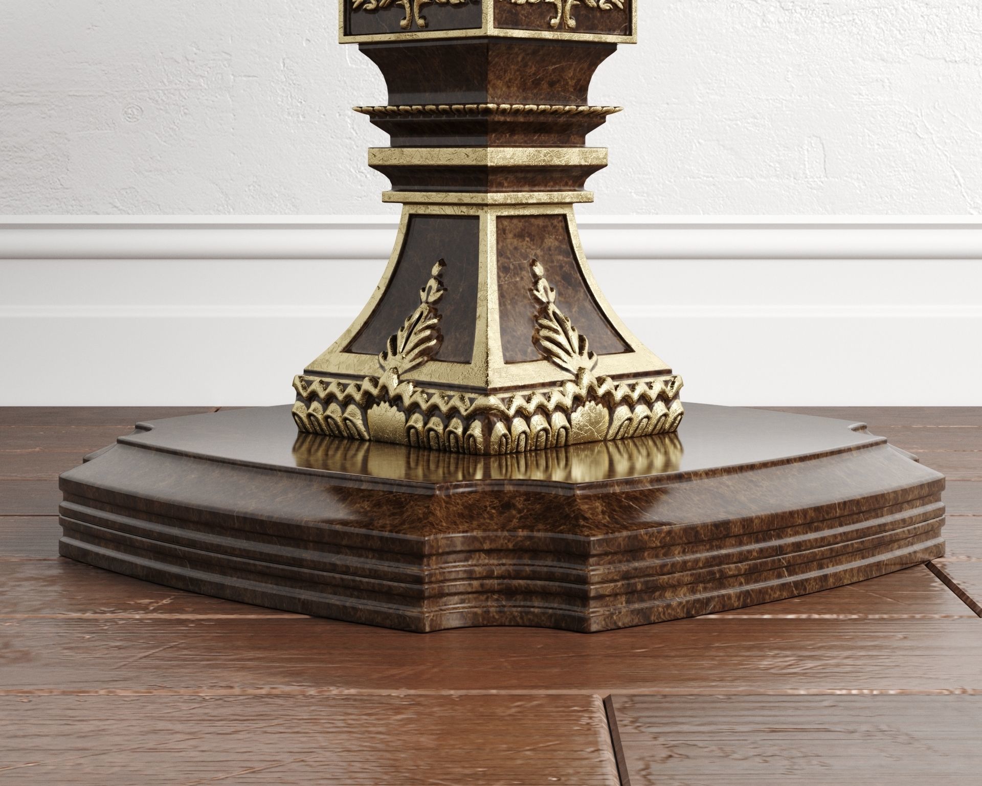 Calenas Art Deco Koltuk Takimi Display Table 3D model_6