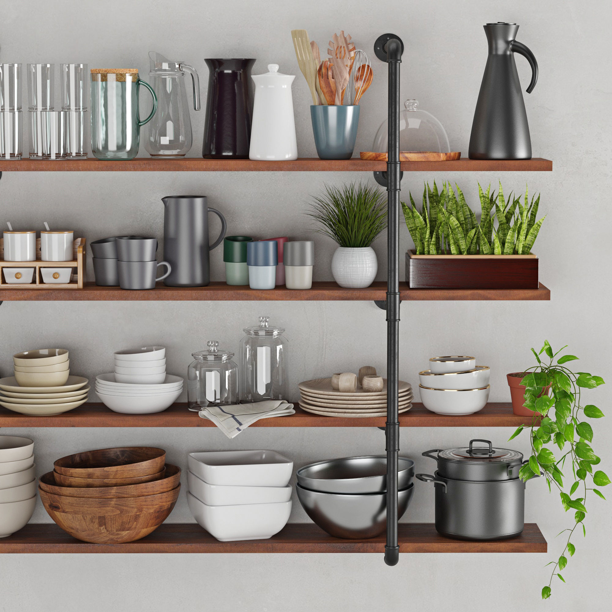 Kitchenware and Tableware 21 3D model_1