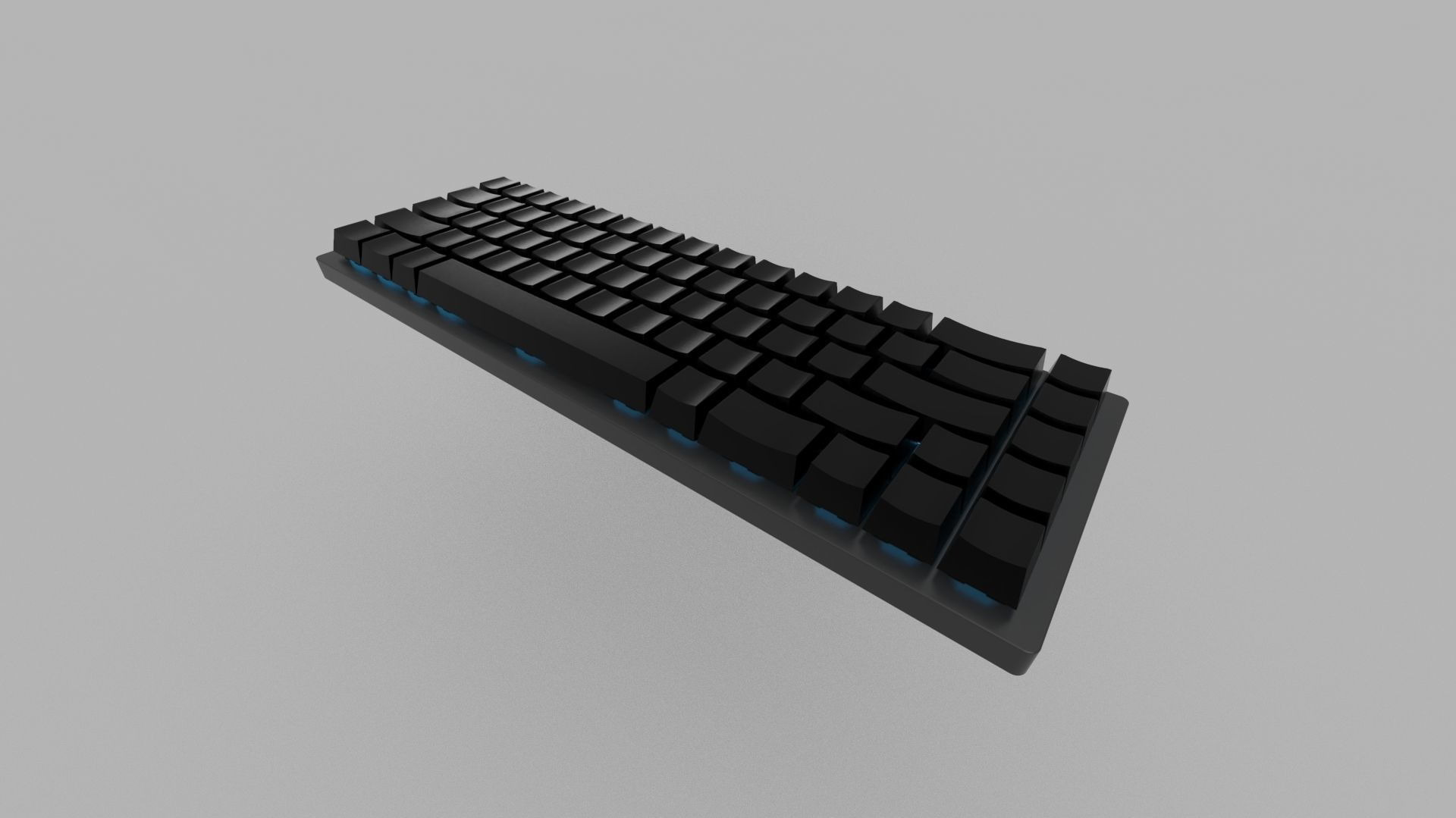 Mechanical Keyboard 3D model_3