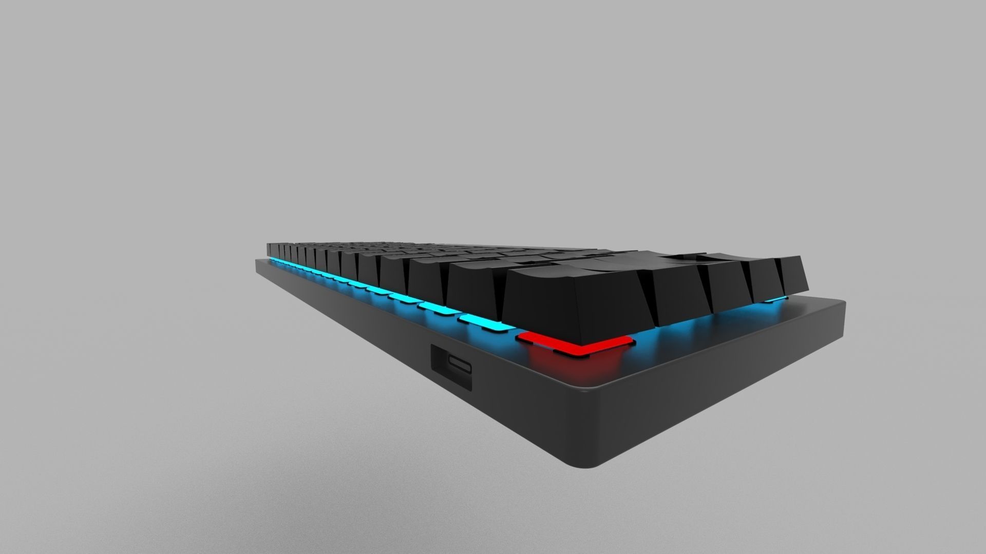 Mechanical Keyboard 3D model_1
