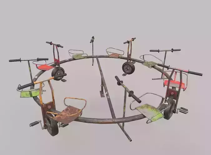 Old Bicycle Merry-Go-Round