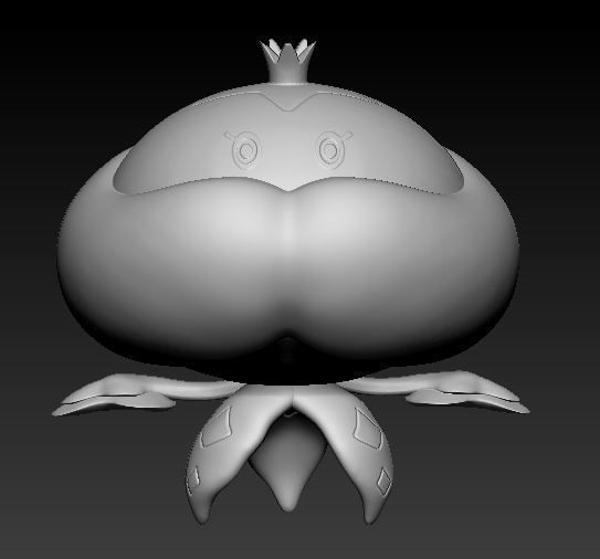 Pokemon Frillish and Jellicent 3D print model_5