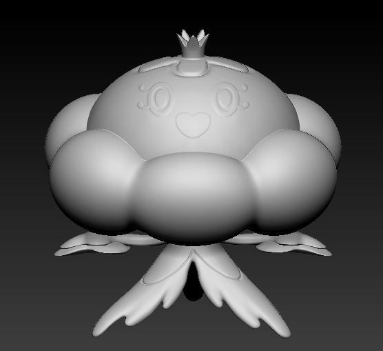 Pokemon Frillish and Jellicent 3D print model_4