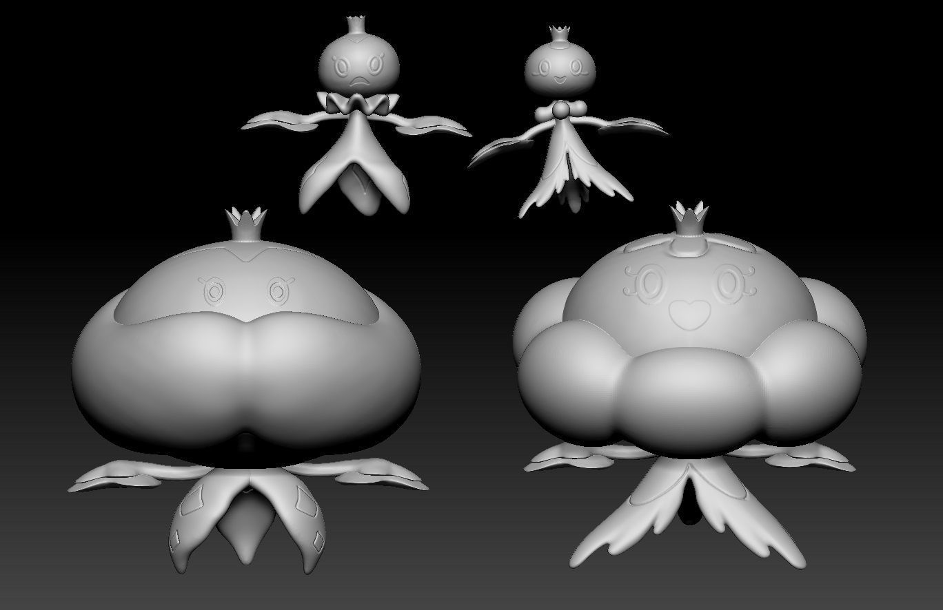 Pokemon Frillish and Jellicent 3D print model_1