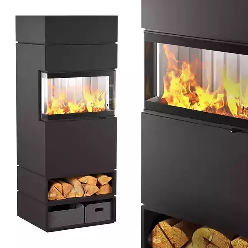 DexterS3 fireplace 3D model
