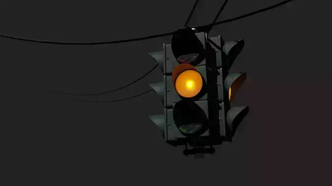 Traffic Light Suspended