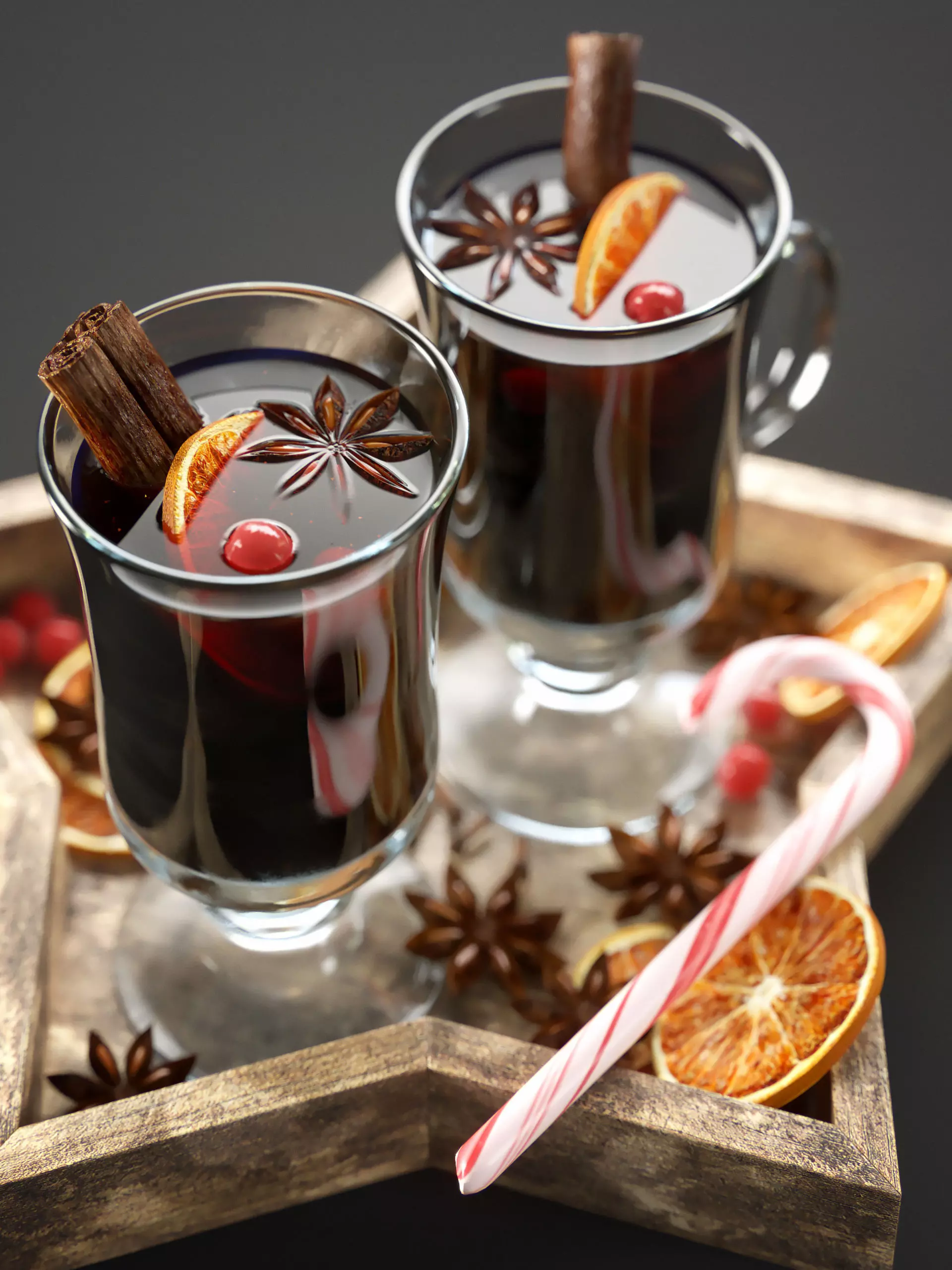 Christmas mulled wine 3D model