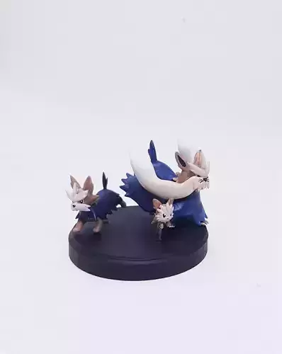 Pokemon Lilipup Herdier and Stoutland