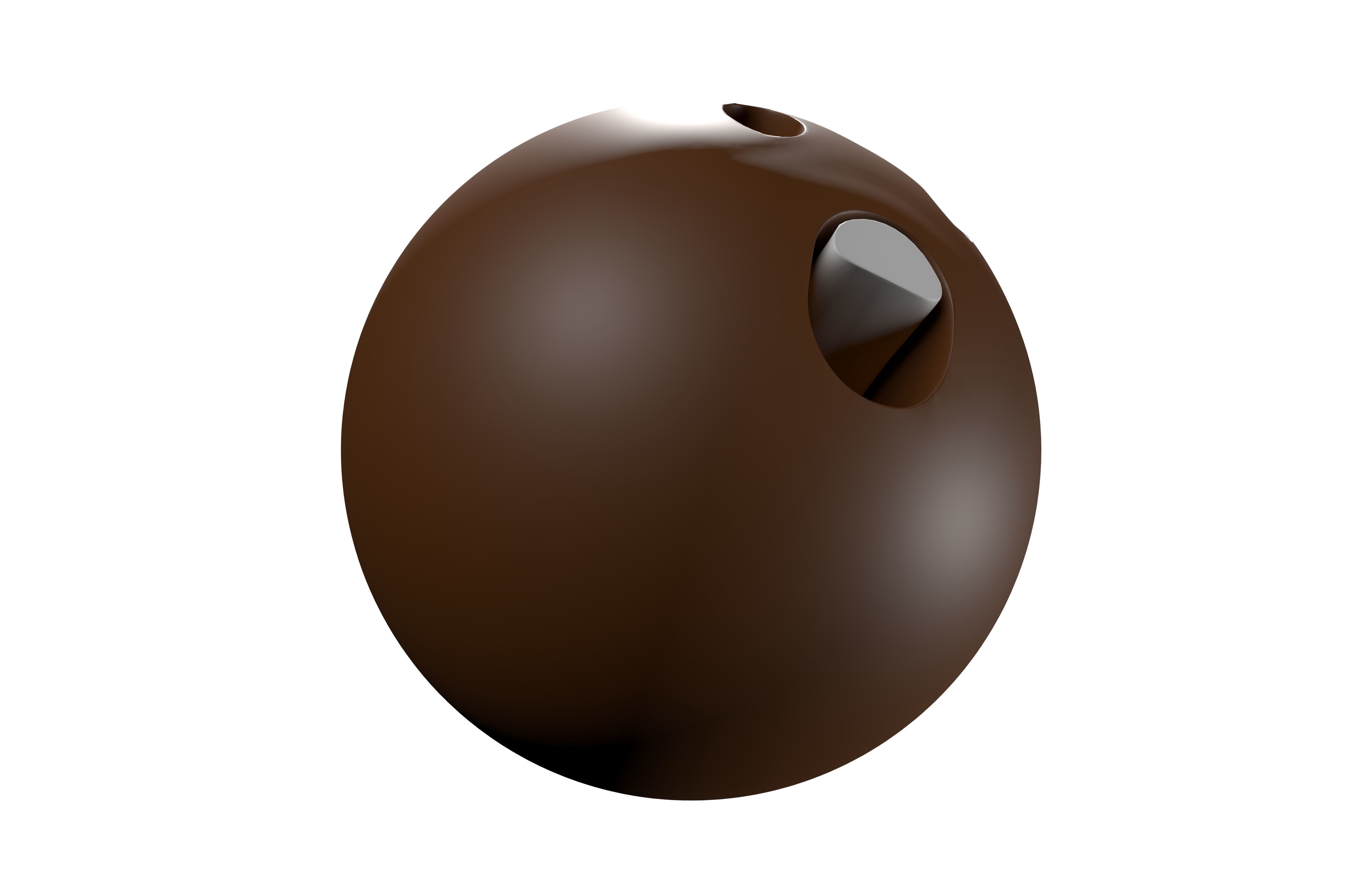 Astonished Face 04 Low-poly 3D model_1