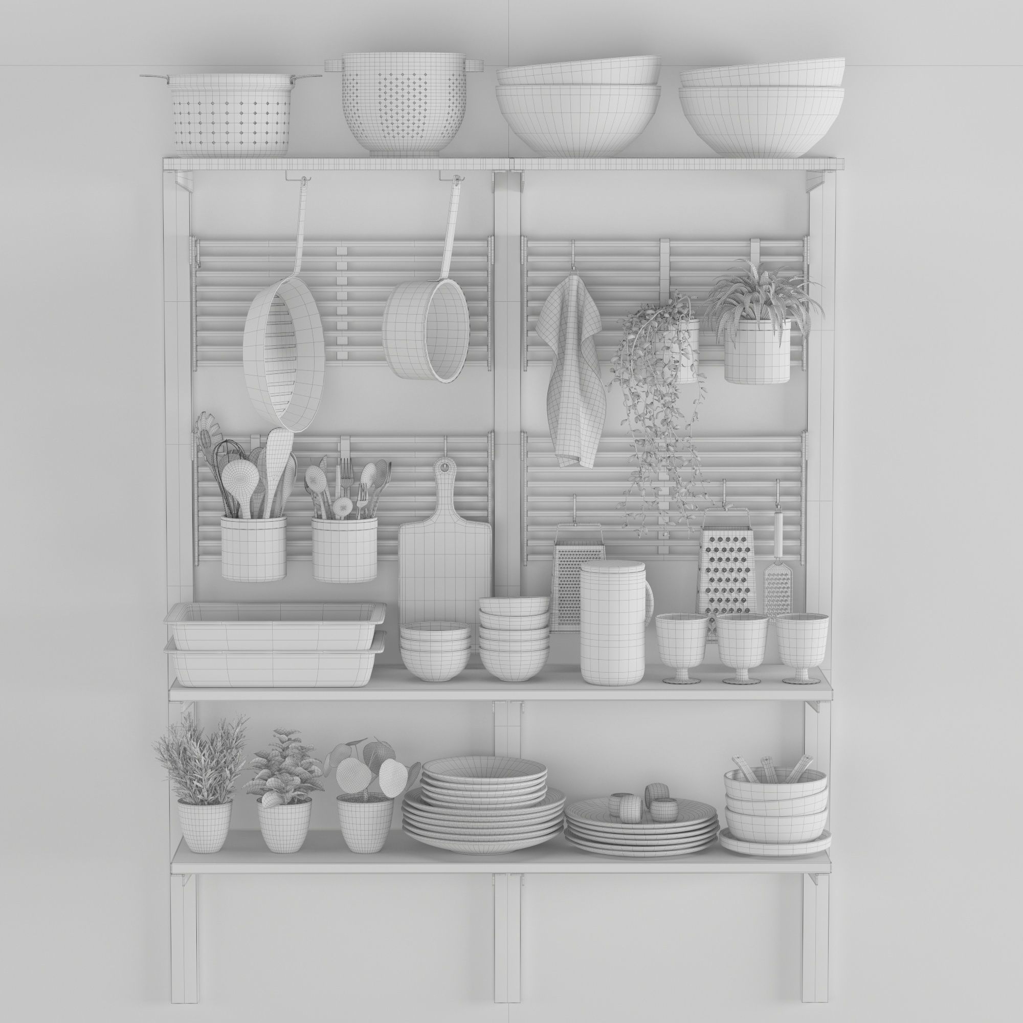 Kitchenware and Tableware 22 3D model_1