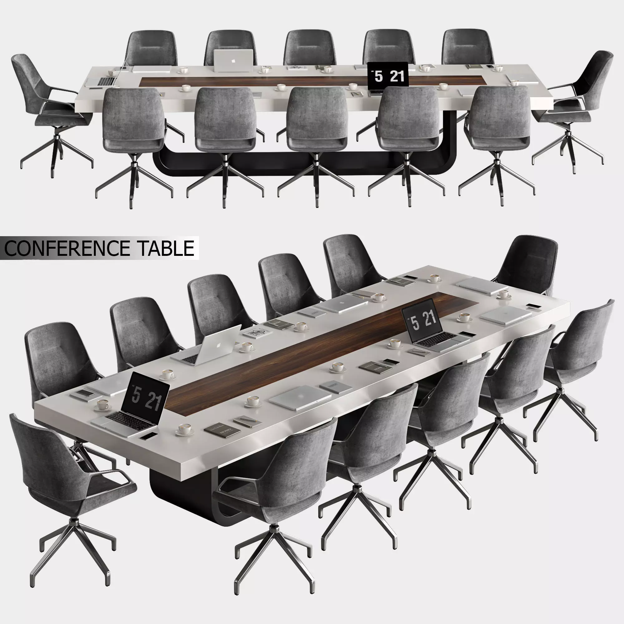 conference table 03 3D model_0