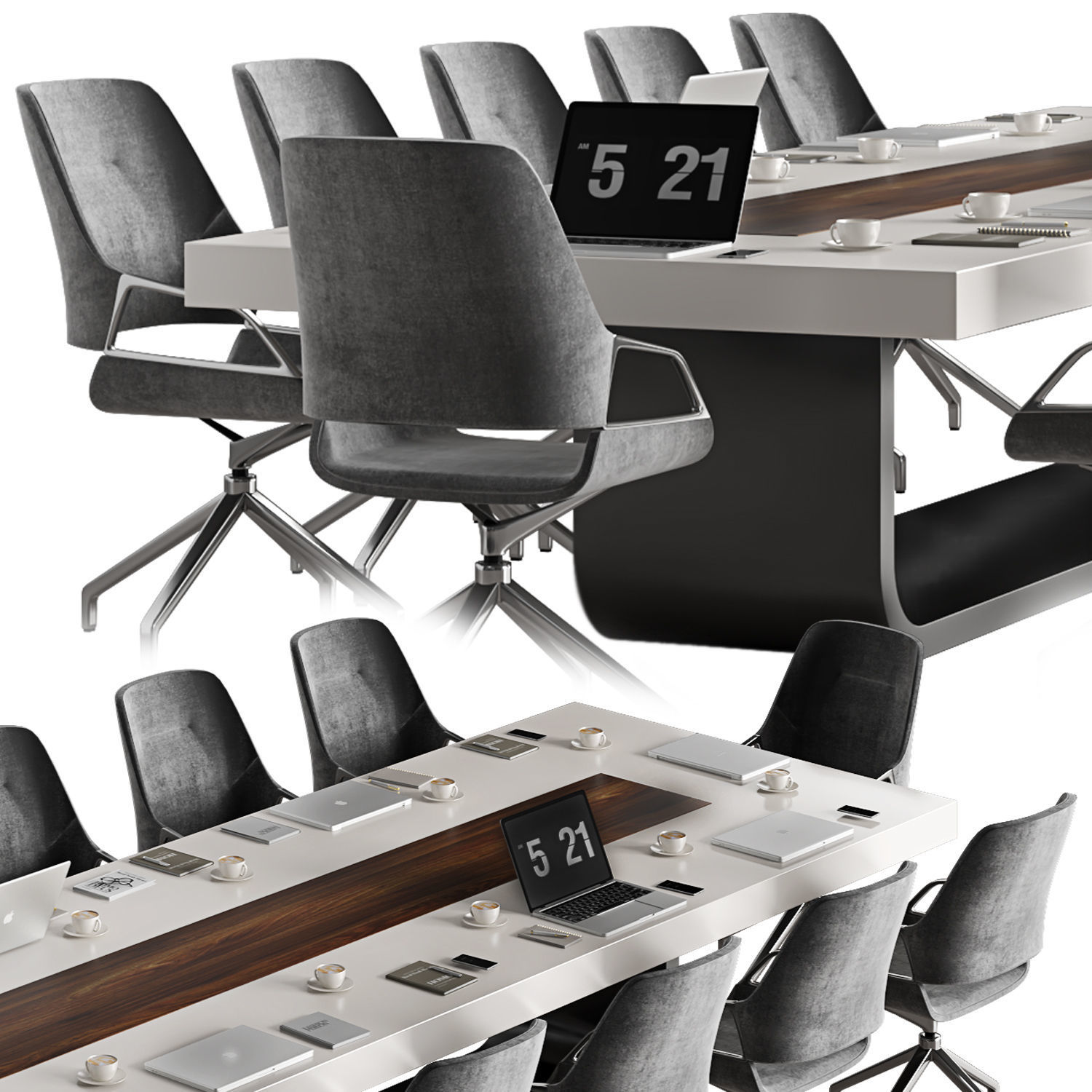 conference table 03 3D model_2