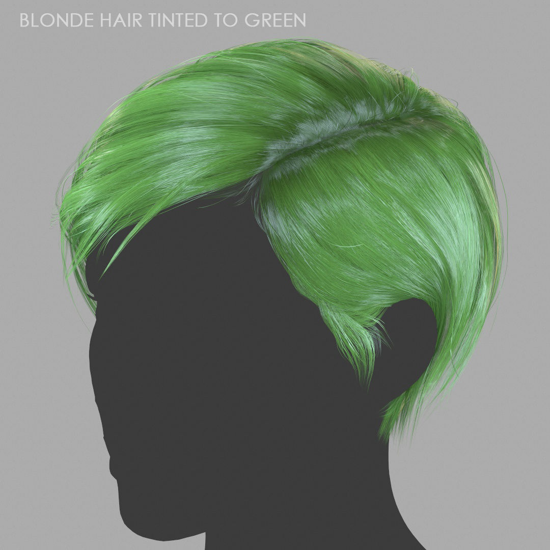 Hair - Pixie - Gen2 Low-poly 3D model_26
