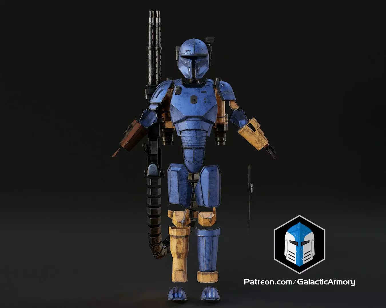 Mandalorian Heavy Armor 3D print model_0