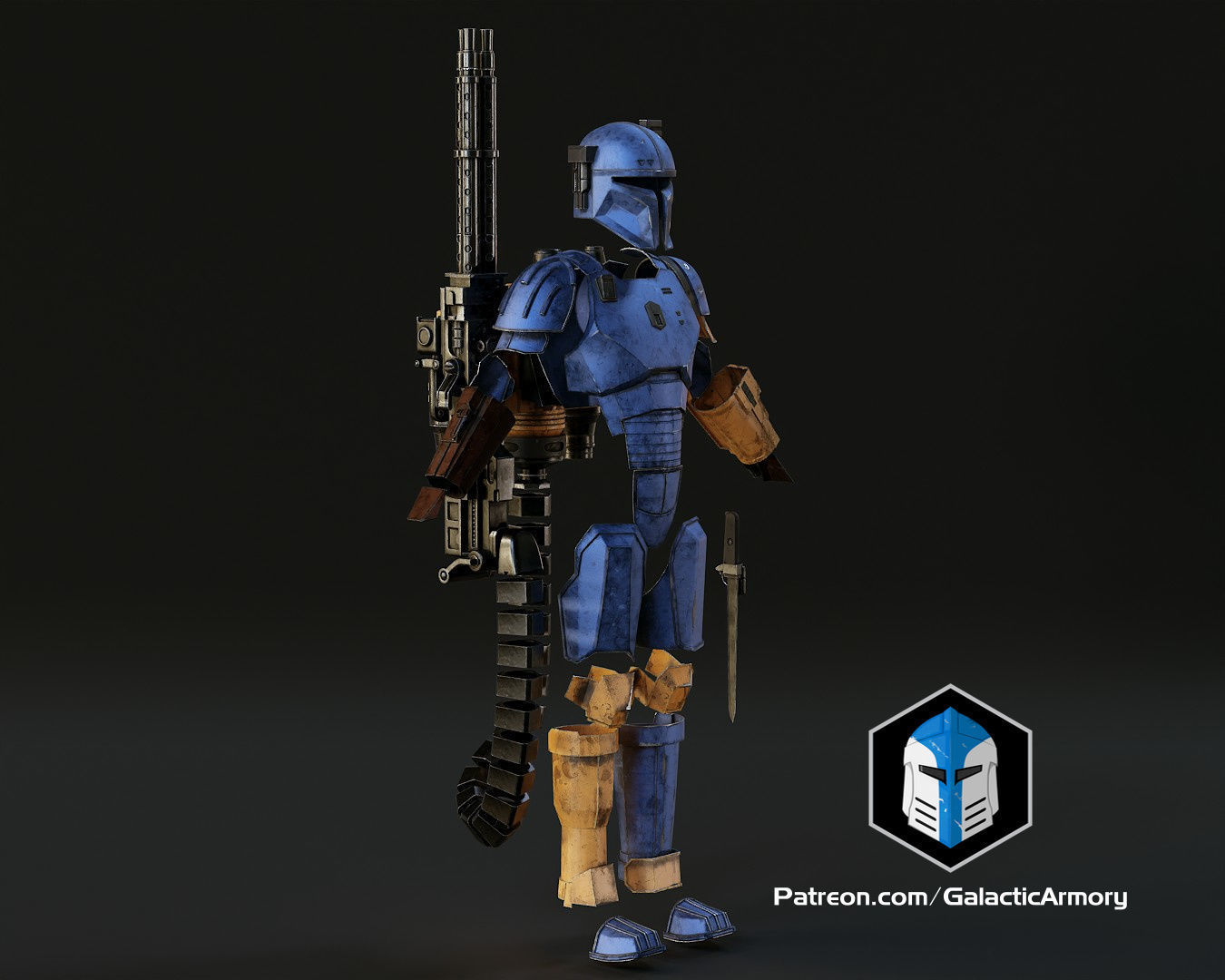 Mandalorian Heavy Armor 3D print model_8