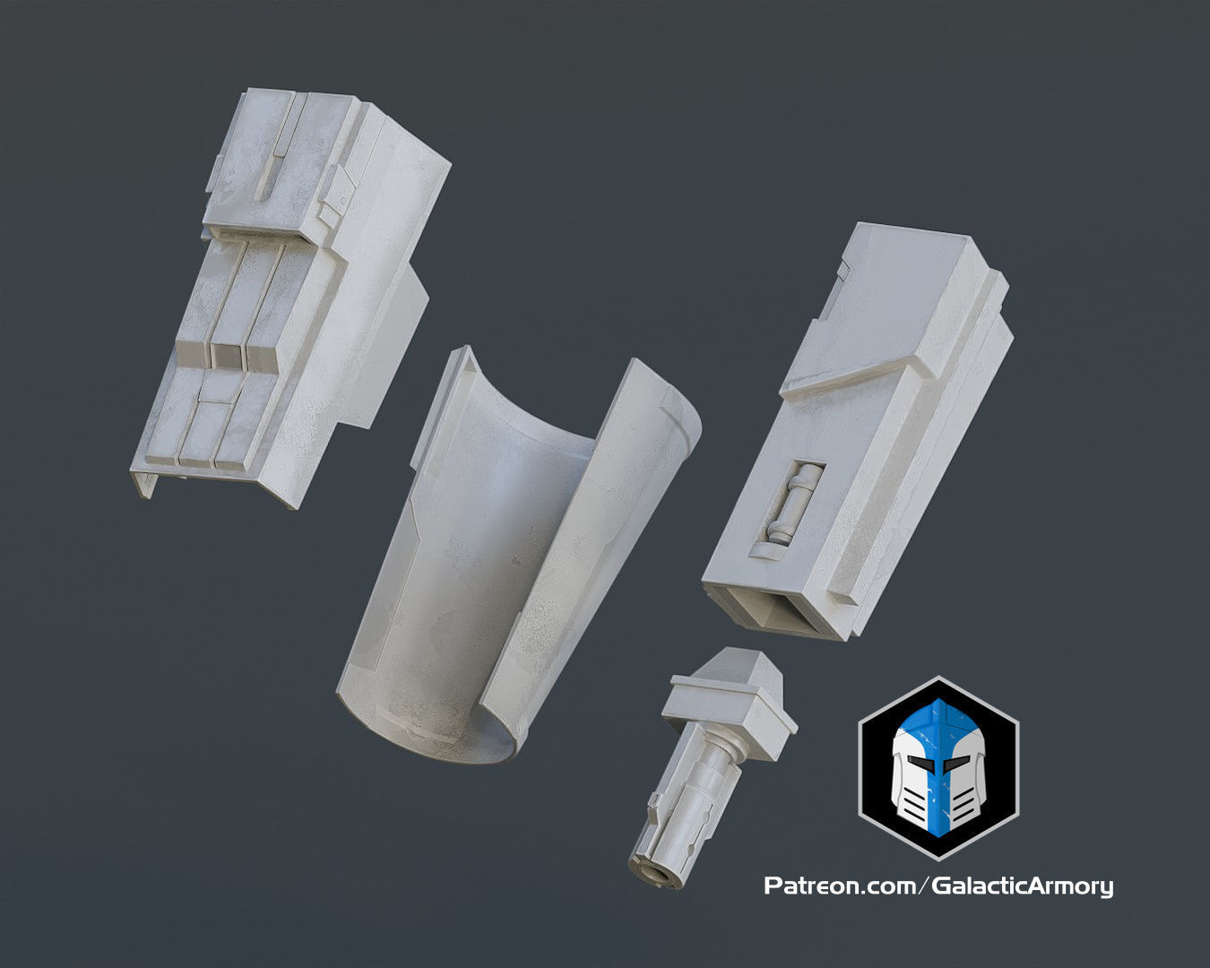 Mandalorian Heavy Armor 3D print model_12