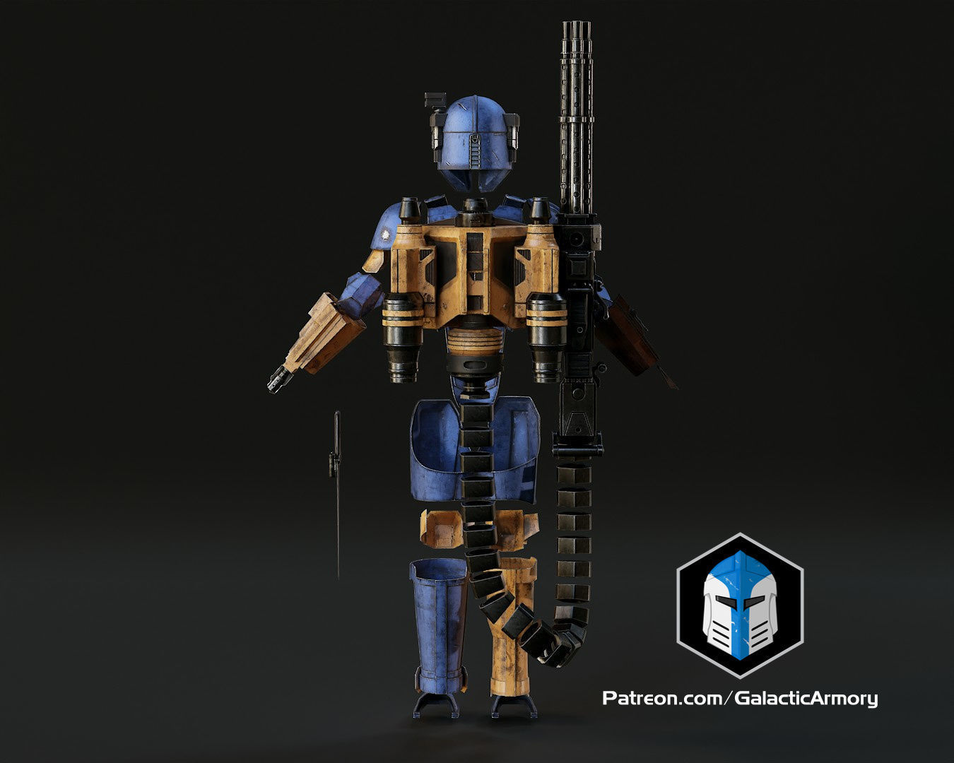 Mandalorian Heavy Armor 3D print model_5