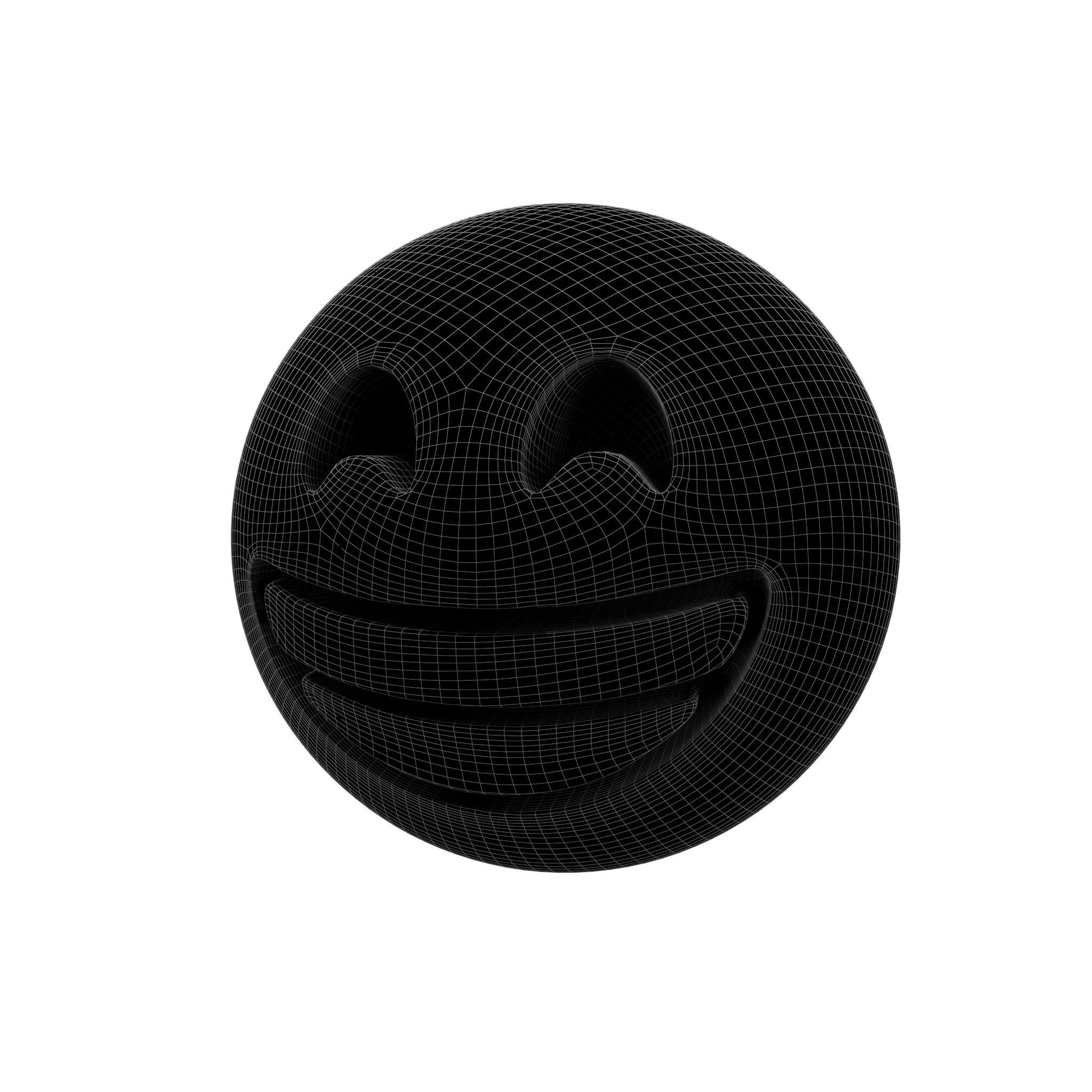 Beaming Face 04 Low-poly 3D model_5