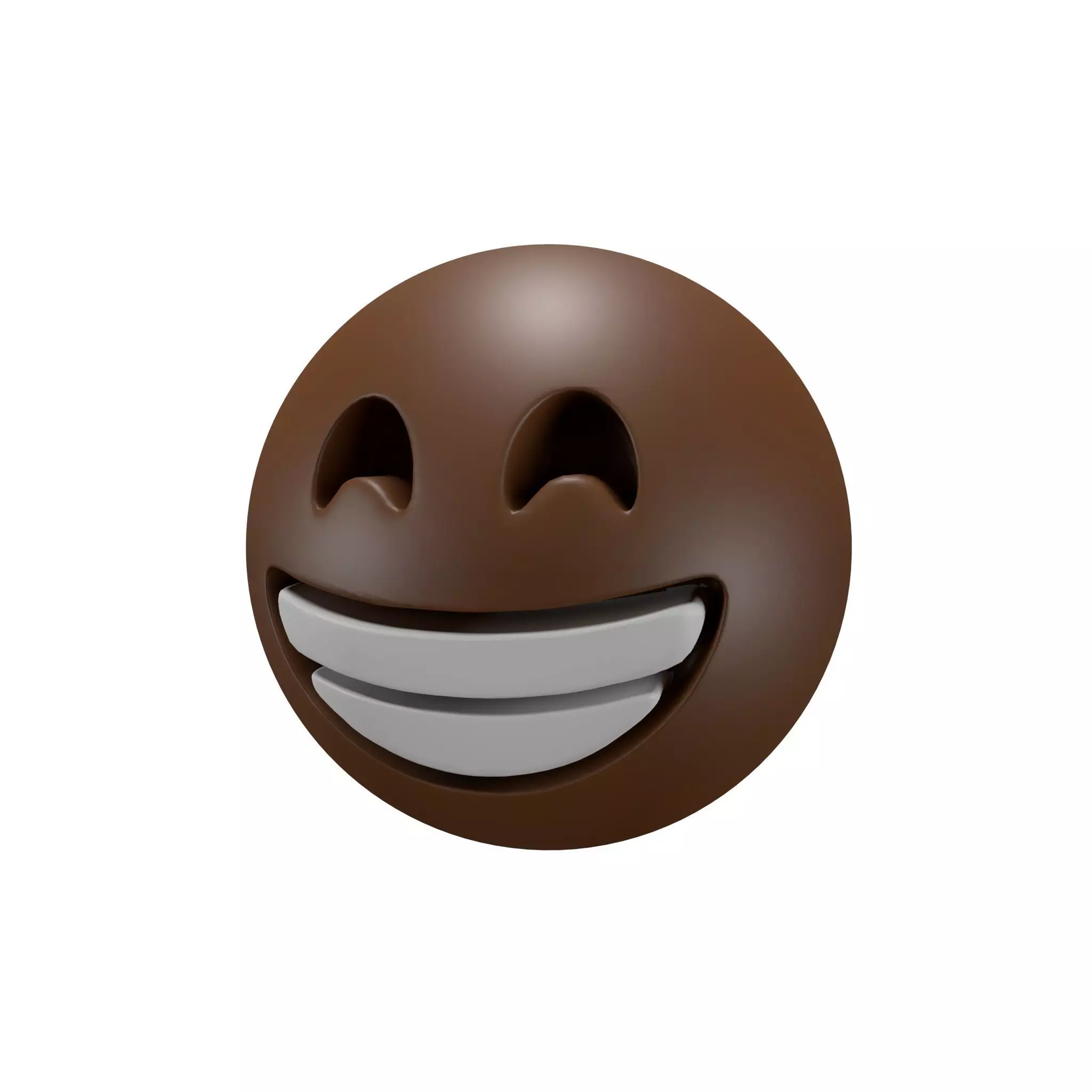 Beaming Face 04 Low-poly 3D model_0