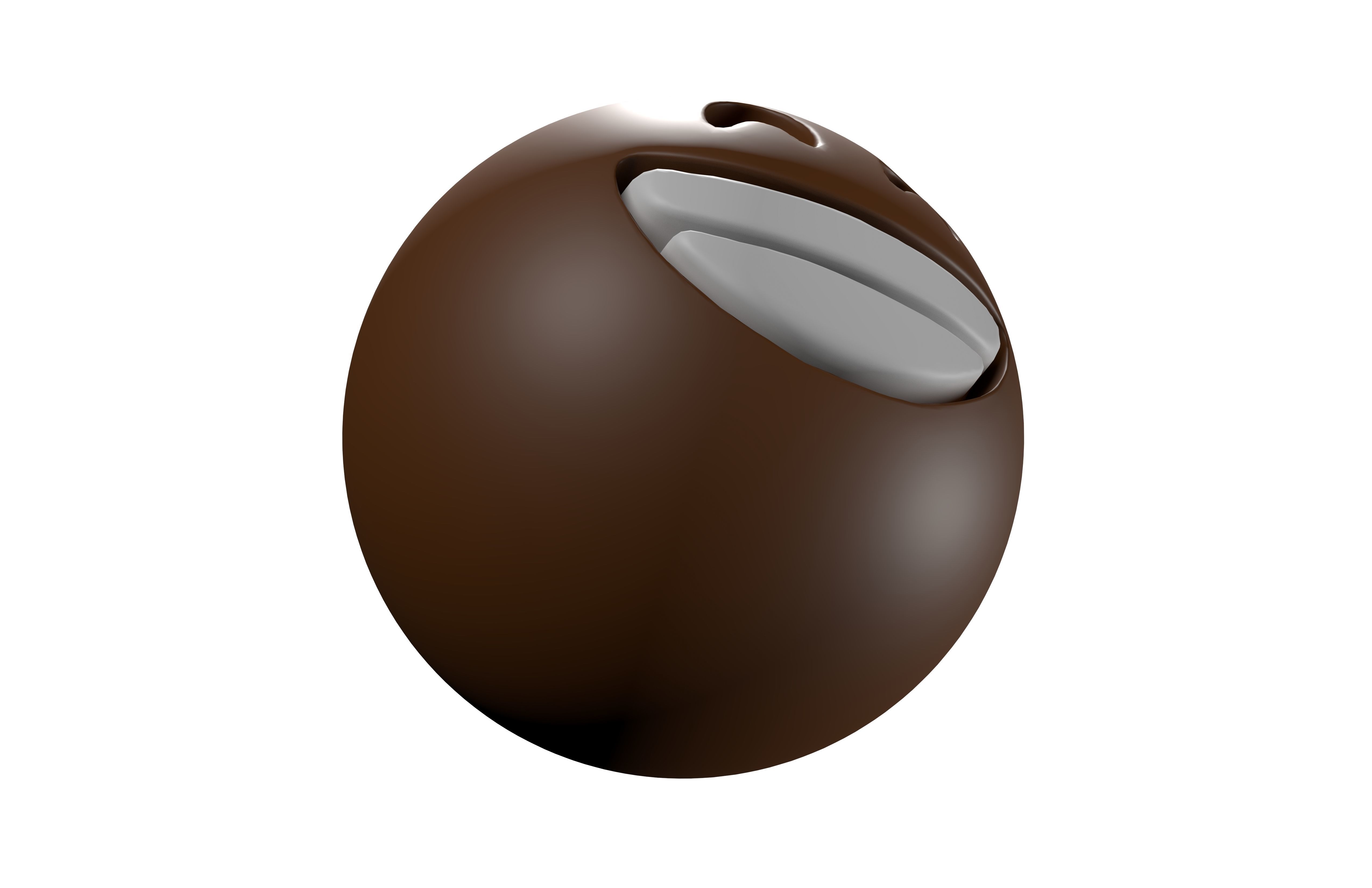 Beaming Face 04 Low-poly 3D model_4