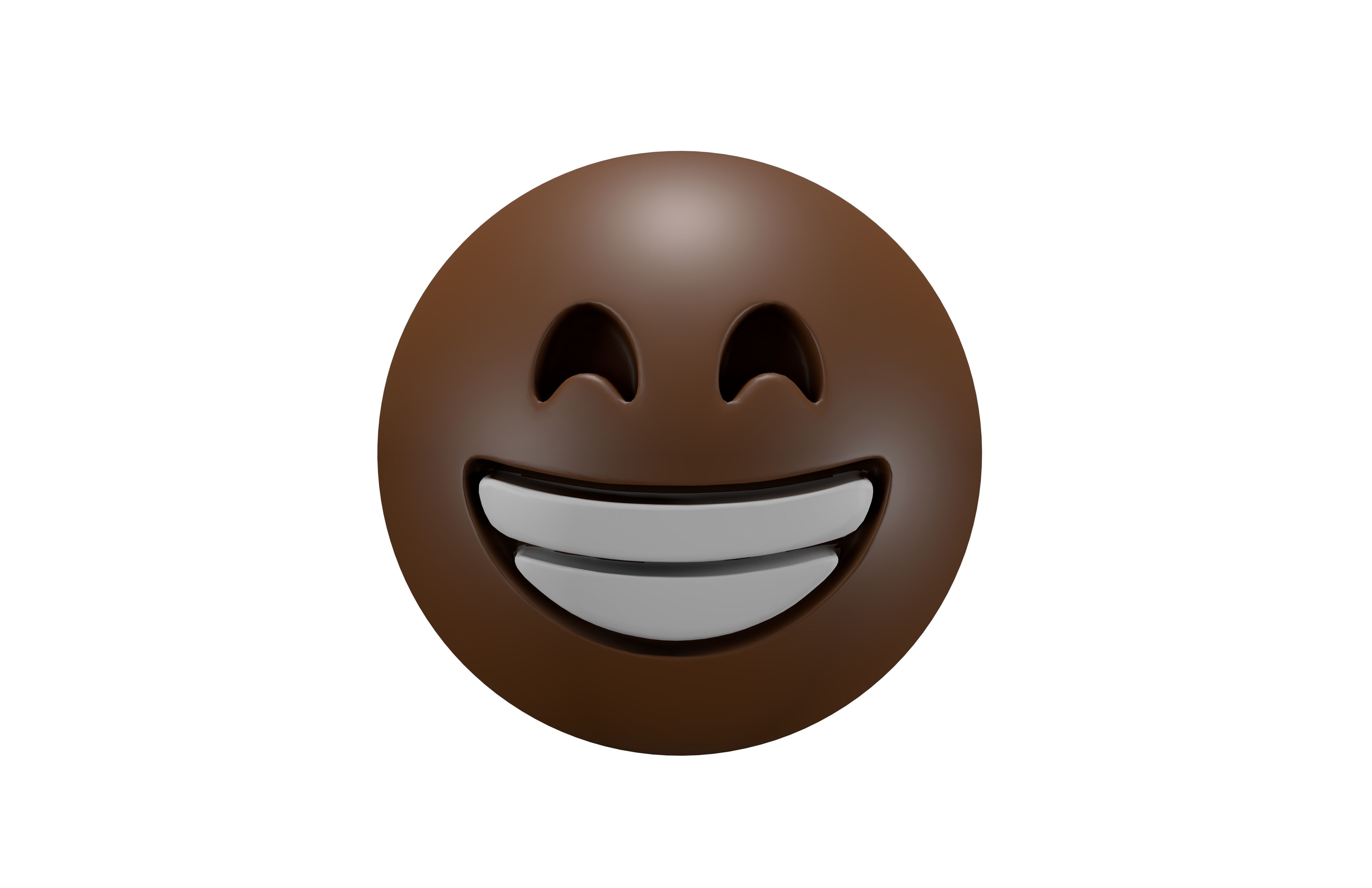 Beaming Face 04 Low-poly 3D model_2